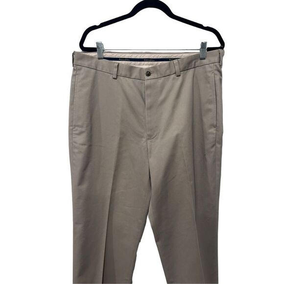 Brooks Brothers 36x32 Khaki Tan Straight leg Professional Pants Men's - Picture 2 of 12